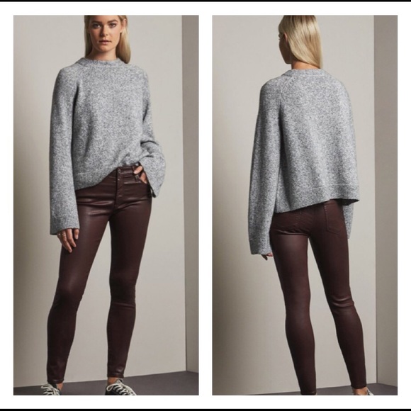 Ag Adriano Goldschmied Denim - NWT AG Farrah High Rise Leatherette Skinny Jeans